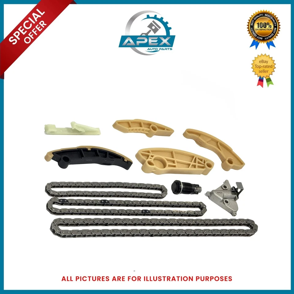 LAND ROVER JAGUAR AJ200 204DTD 204DT 2.0 DIESEL TIMING CHAIN KIT+CRANKSHAFT SEAL - Image 3 of 4