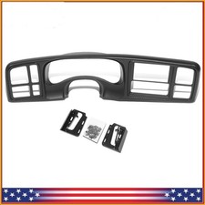 Double Din Dash Bezel Cover fit 99-02 Escalade Silverado Suburban Tahoe Sierra