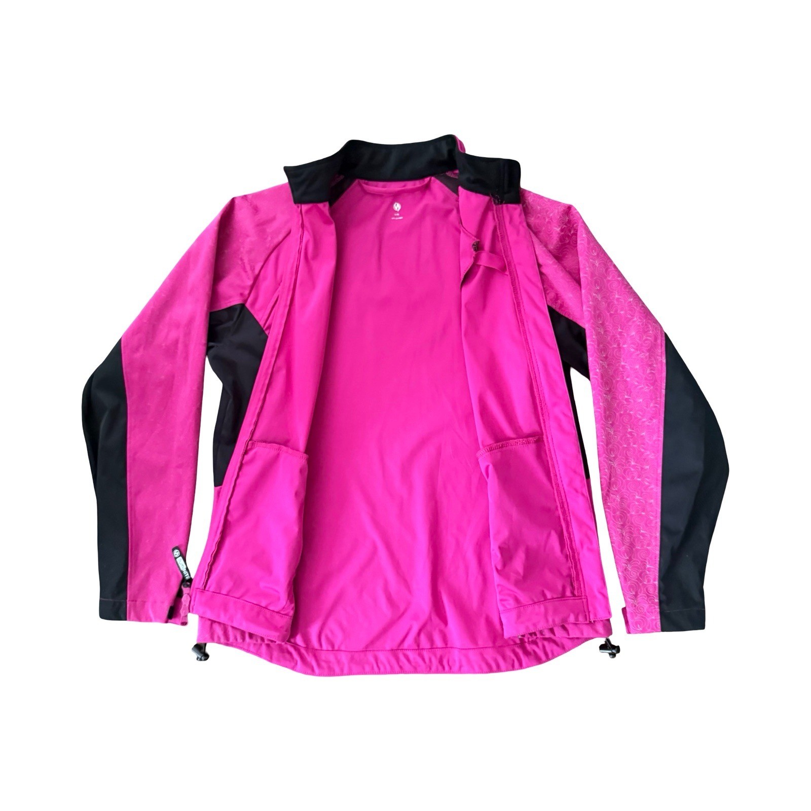 Illuminite Reflective Windbreaker Jacket Pink Bla… - image 3