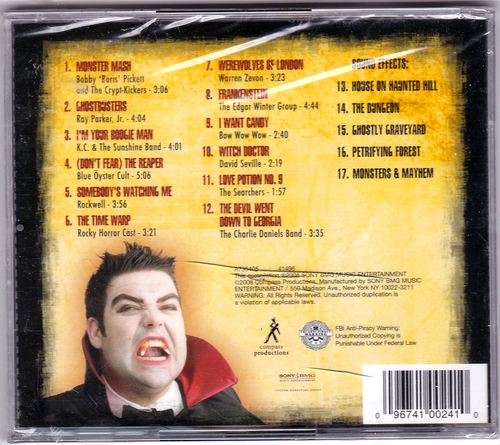 HALLOWEEN PARTY MONSTER MIX, RAY PARKER, ROCKWELL, EDGAR WINTER, CHARLIE DANIELS - Picture 2 of 2
