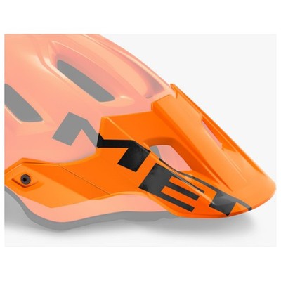 MET Roam Visier L Orange Black Matt Glossy Fahrradhelm Ersatzschirm MTB Trail