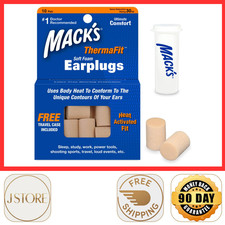 Mack's Therma Fit Ear Plugs 10 Pair - Beige