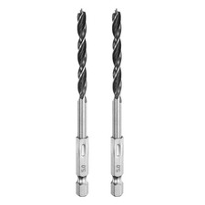 2pcs Brad Point Drill Bits Set 1/5" Wood Drill Bit with 1/4" Hex Shank