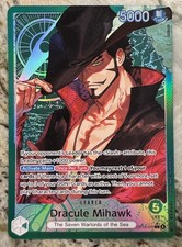 One Piece - Dracule Mihawk (Alt Art) Leader OP14-020 The Azure Sea's Seven