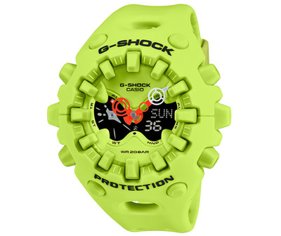 Casio G-Shock GA-V01-9AJF Neon Yellow ''Alien'' Futuristic Big Case Watch New