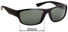 SFx Replacement Sunglass Lenses fits Ray-Ban RB4196 - 61mm Wide