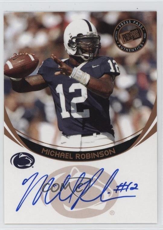 2006 Press Pass Bronze Michael Robinson Rookie Auto RC 1rl6