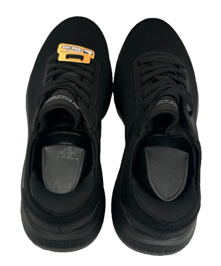 Skechers Men's Slip-ins BOBS Sport - Solid Step Shoes Blk WIDE Size:11 118B