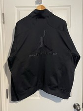 Supreme Jordan Tricot Track Jacket Nero L