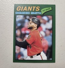 2026 Topps Heritage #225 Dominic Smith Dark Green Border NM Free Shipping