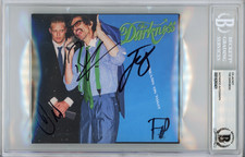 ENTIRE BAND SIGNED The Darkness Dreams On Toast CD Cover BAS Beckett COA AUTO
