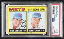 1967 Topps High # Bill Denehy Tom Seaver #581 PSA 4 HOF 10fh