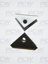 2 Roll Cage 90° Weld In Rear X Bar Gussets Race Rally Drift KitCar 45-50mm Tube
