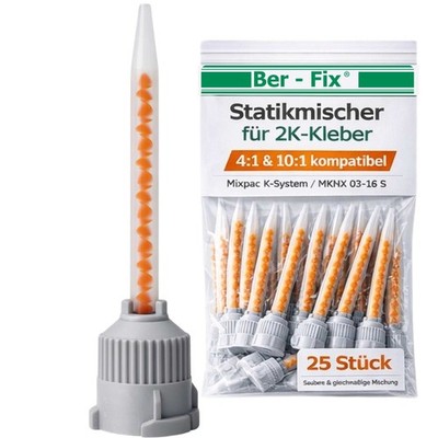 25x Mischdüse Mischer MIXPAC MKHX 4:1 kompatibel: Ber-Fix 2K Gel LOCTITE 3090