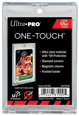 1 Ultra Pro 55pt One Touch Magnetic UV Card Holder Display Storage Case Sports