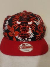 New Era Chicago Bulls Windy City 9FIFTY Hardwood Classic floral snapback hat.
