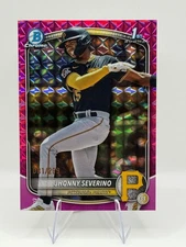 2025 Bowman Chrome Geometric Purple /299 #BCP-233 Jhonny Severino Pirates 1st