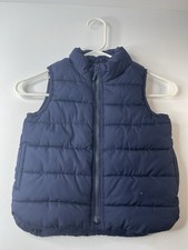 Baby Gap Cold Control Puffer Vest, Navy, Size 3 Years