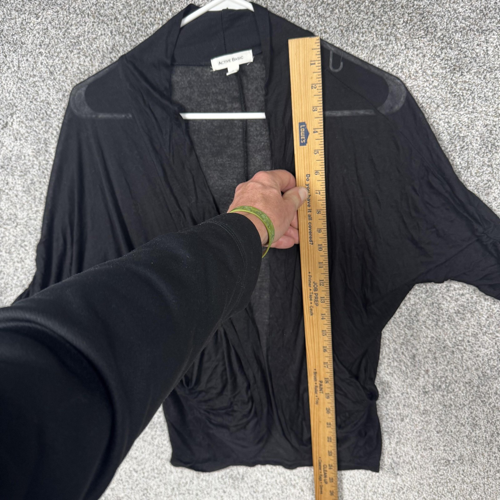 Active Basic Sheer Open Cardigan Large Pockets La… - image 2