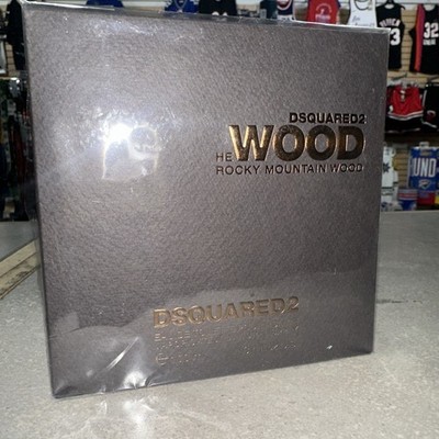 DSquared Wood He Rocky Mountain Wood Eau de Toilette 3.4 Oz Discontinued Genuine