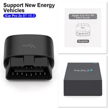 Car OBD Scanner B-T Tooth 5.3 V2.3 Upgraded EV Diagnostic Kit for IOS Android PC