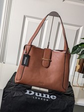 Image of Dune London Tan Brown Faux Leather Shoulder Tote Bag New With Tags Large Handbag