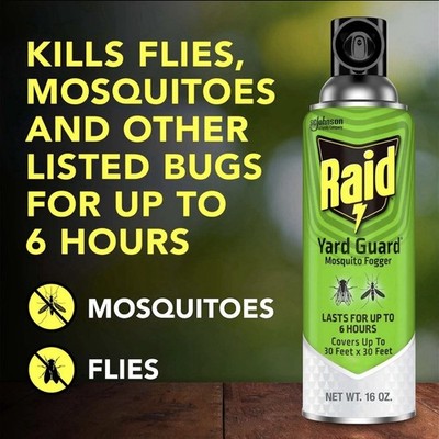 3pk - Raid Yard Guard Mosquito Fogger - 16 oz.