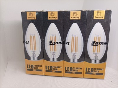 Lamsky C35 Led Filament Bulb E14 2700K 4-pack