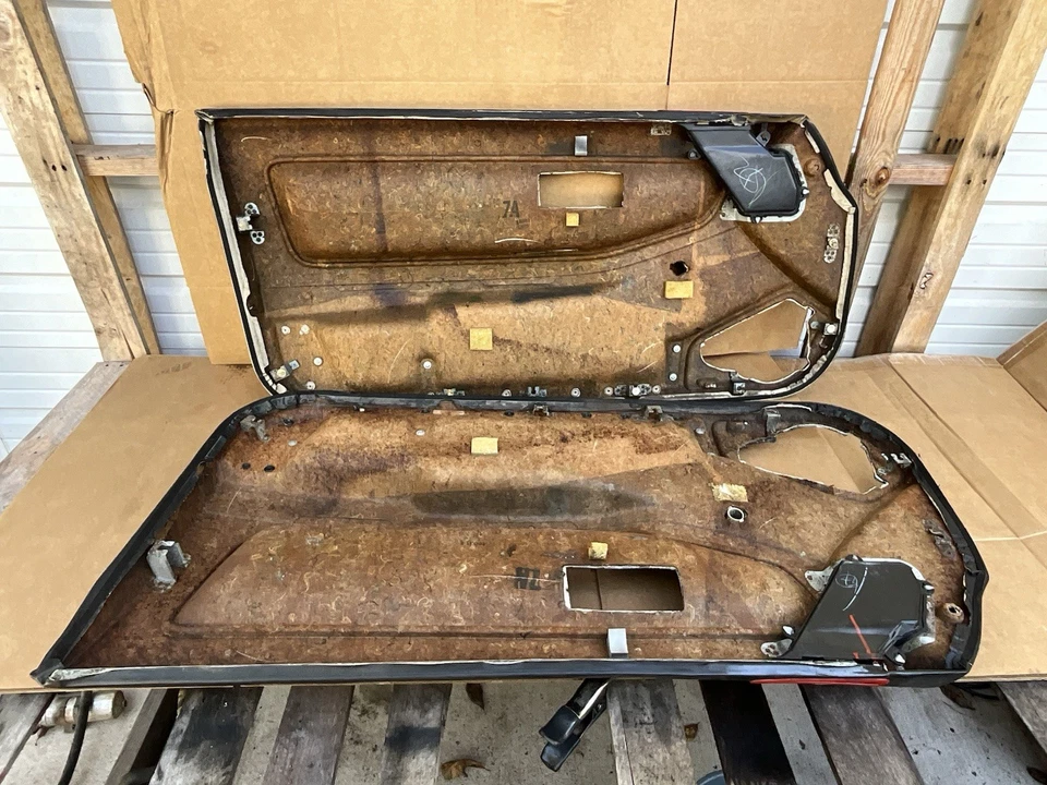 PARA RESTAURACIÓN 1990-1993 Acura Integra cupé 2 puertas paneles paso conductor negro Foto 2 de 4