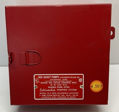 Vintage NOS Veeder-Root Red Jacket Pump Control Box 60326