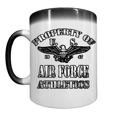 Property US Air Force Athletics Veteran 15 oz Heat-Activated Ceramic Custom Coff