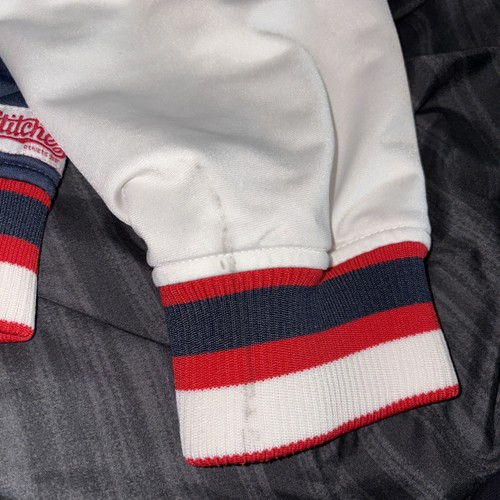 Vintage BOSTON RED SOX MEN'S STITCHES POLYESTER FULL Zip Large - Picture 6 of 19