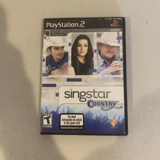 Singstar Country (Sony Playstation 2 PS2, 2008) Complete CIB