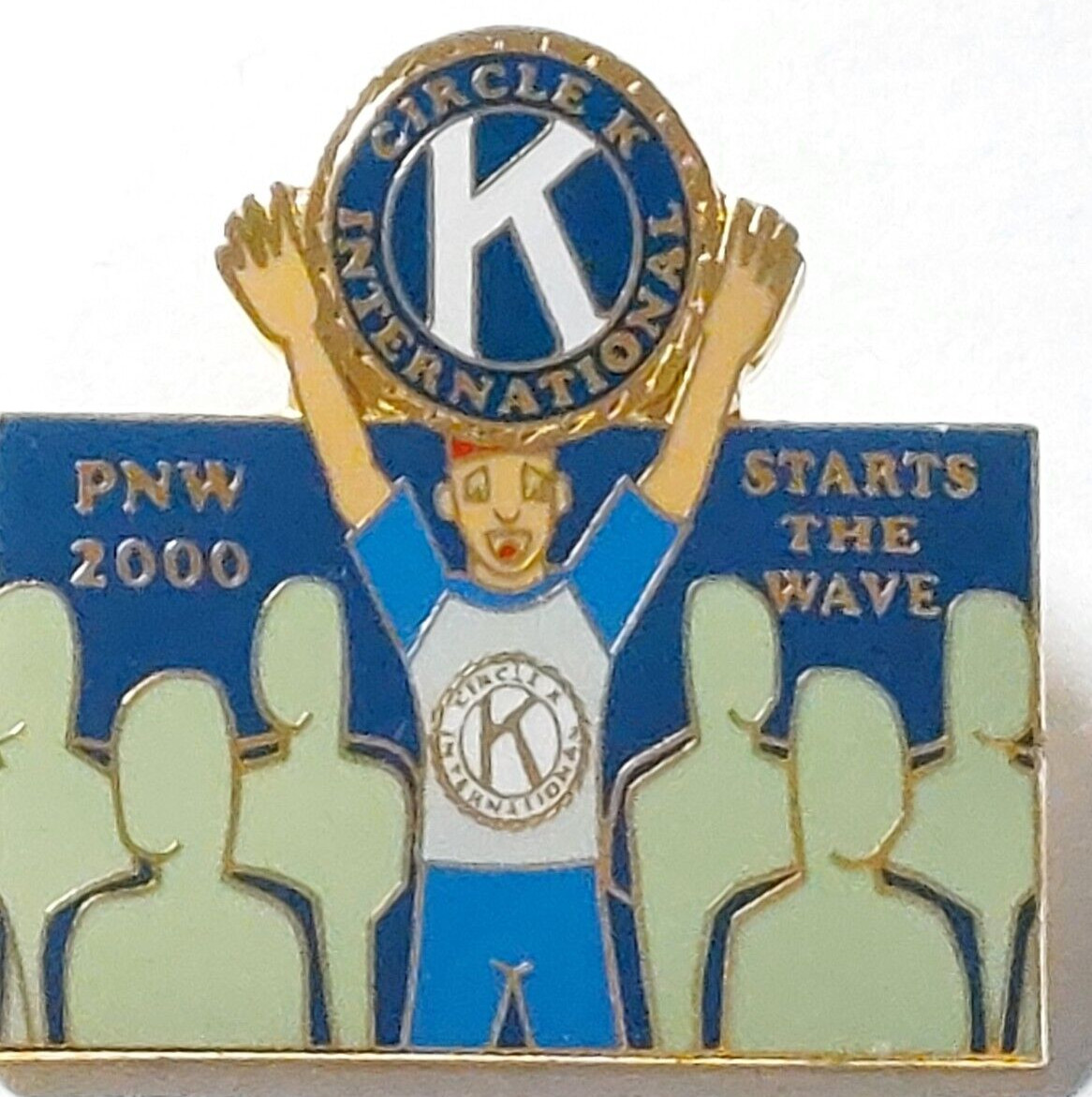 Kiwanis International Pacific Northwest "2000 Starts The Wave" Lapel Pin