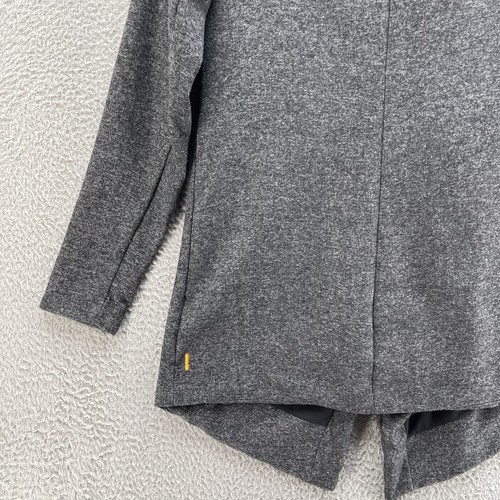 Lucy Jacket Women Extra Small XS Grey Take A Pause Draped Asymmetric Zip Up - Picture 8 of 14