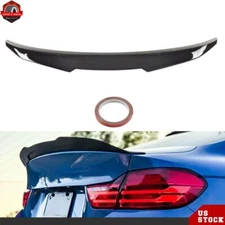 For BMW F32 428 430 435 440 14-19 PSM Style Rear Trunk Spoiler Wing Gloss Black