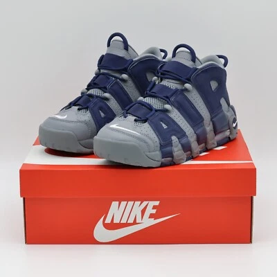 921948-003 Nike Air More Uptempo Cool Grey Midnight Navy (homme) - Photo 1/4