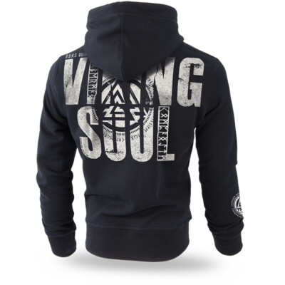 Jumper Pullover Bluse Schwarz Dobermans Aggressive Viking Vikings Soul BK211