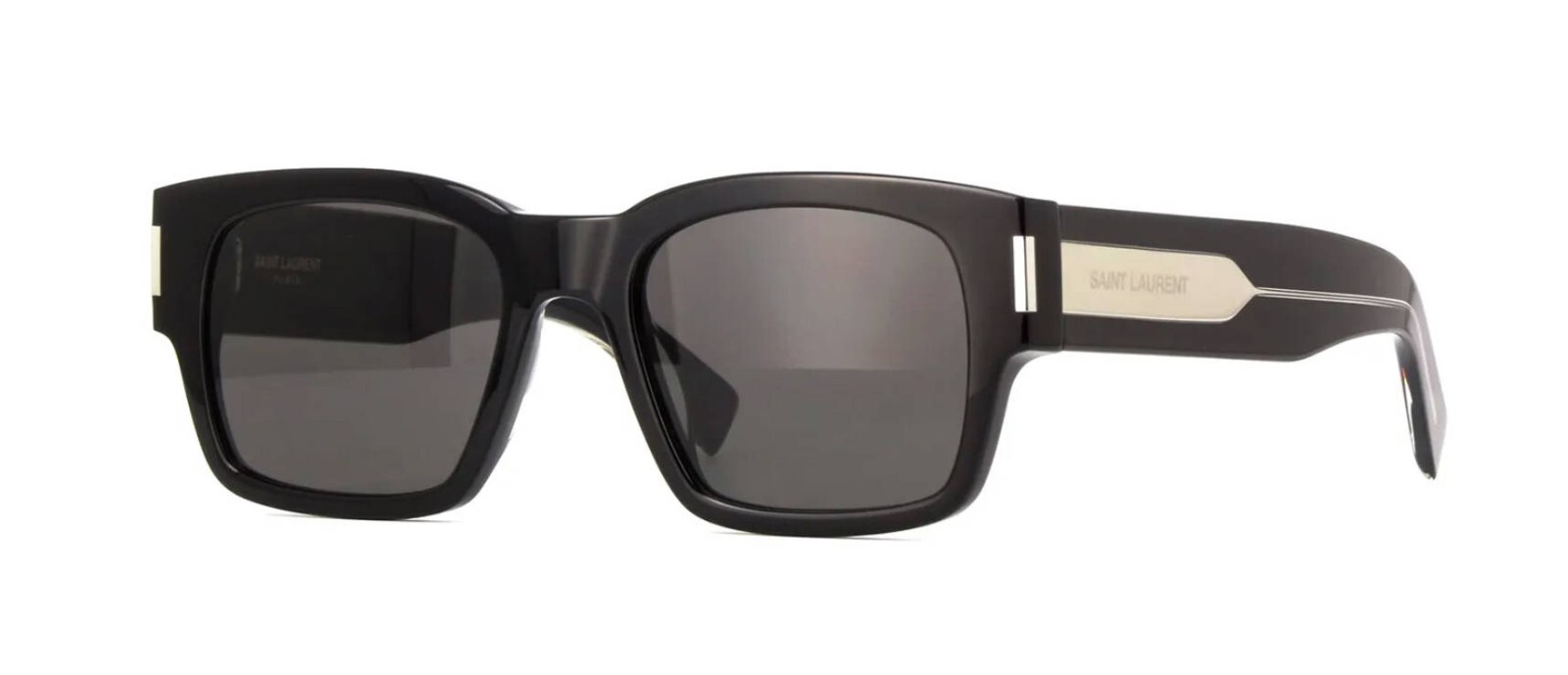 Saint Laurent SL 617 Occhiali da sole nero grigio (001)