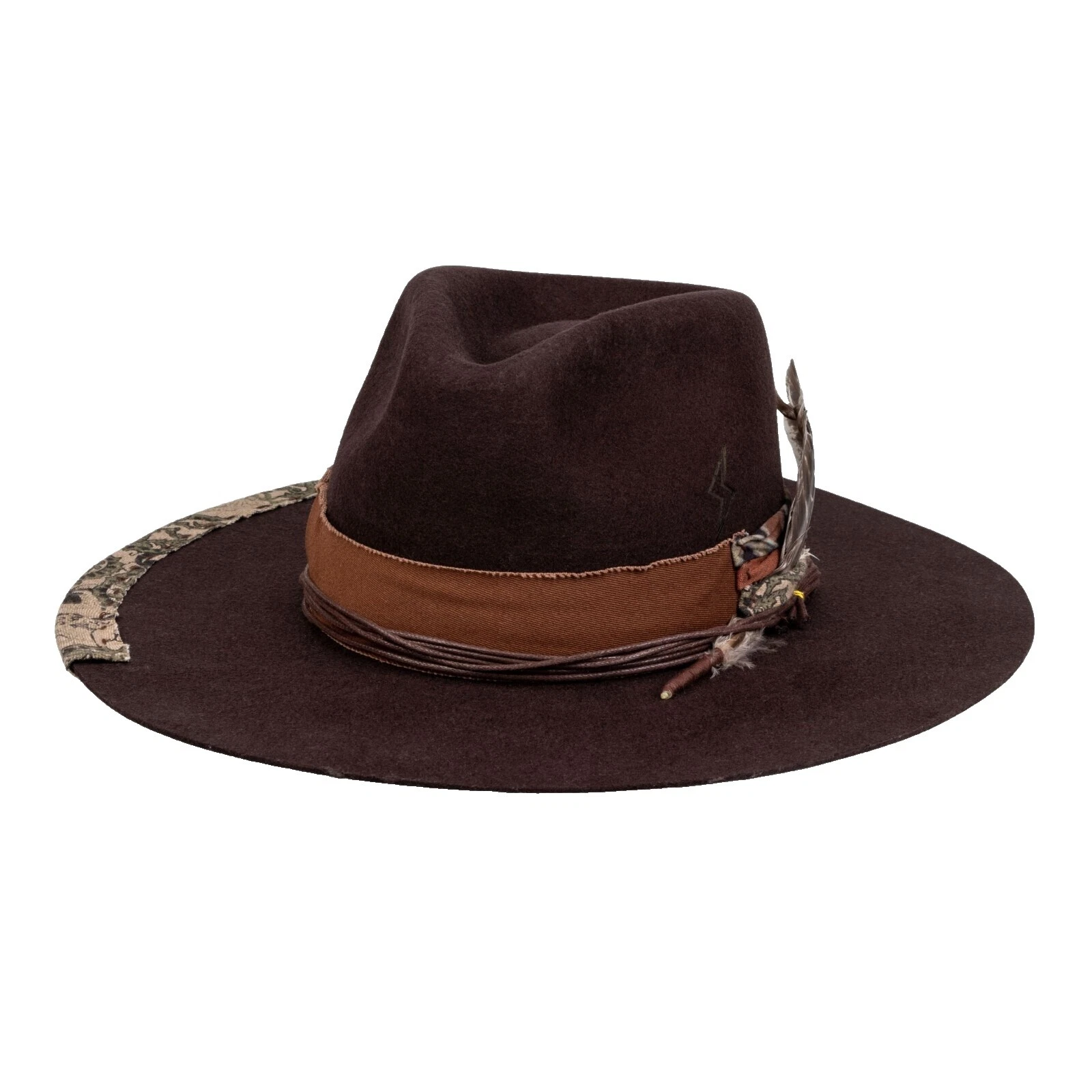 Wool Men's Wide Brim Fedora