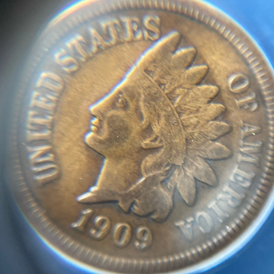 1909-S 1C Indian Fine has a smaller mintage than 1909-S VDB Lincoln Cent 309,000 - Image 3 of 4
