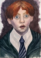 Quadro, Acquerello, Dipinto A Mano, 30x40cm SENZA CORNICE Del 2020 Ron