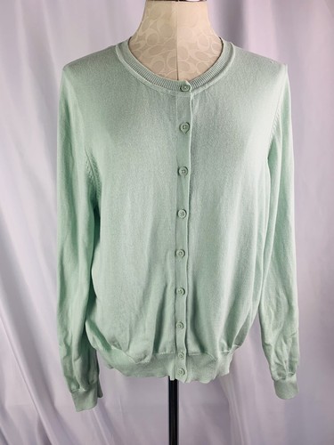 Mint Green Cardigan Sweater 