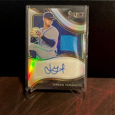 2021 Select Jordan Yamamoto holo silver patch auto /199 