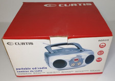 Vintage New RCD243 Portable CD Player with AM/FM Radio, Boombox Silver
