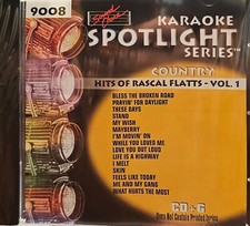 SC9008 RASCAL FLATTS   NEW WRAPPED IN PLASTIC SOUND CHOICE KARAOKE LOT K