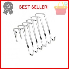 10Pcs Over The Door Hooks, Metal Door Hanger Z Hooks, Sturdy Over Door Hooks for