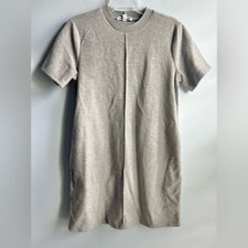 Steve Madden Women's Short Sleeve Sweater Dress - Gray