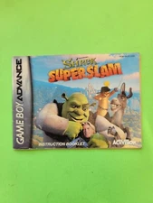 Shrek Super Slam Instruction Booklet ONLY! (Game Boy Advance, GBA) Manual