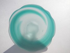 Sea Glass, Beautiful Green and Clear Swirl Base